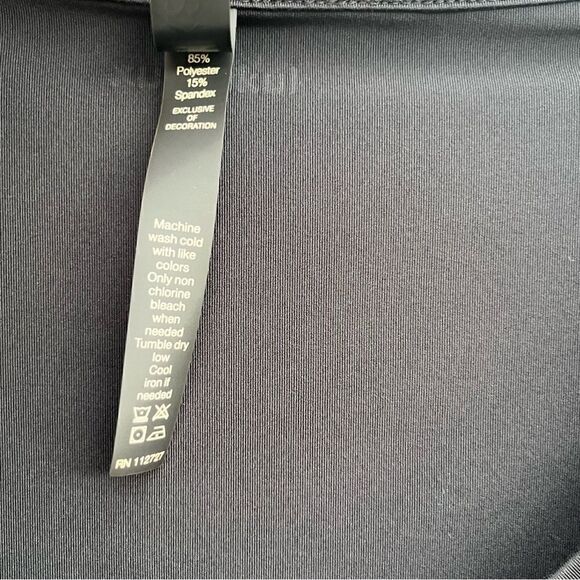 LUKKA LUX Cecilia Lux Muscle Zip Back Tank Top in Black Women's Size M - Picture 5 of 6